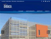 Tablet Screenshot of didacosrl.eu